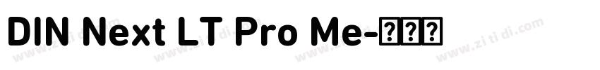 DIN Next LT Pro Me字体转换